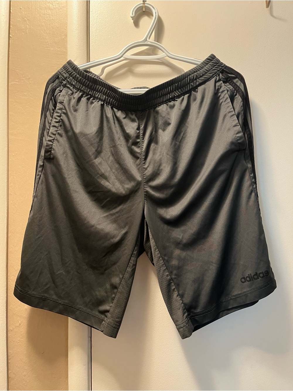 adidas Men's Black Athletic Training Shorts